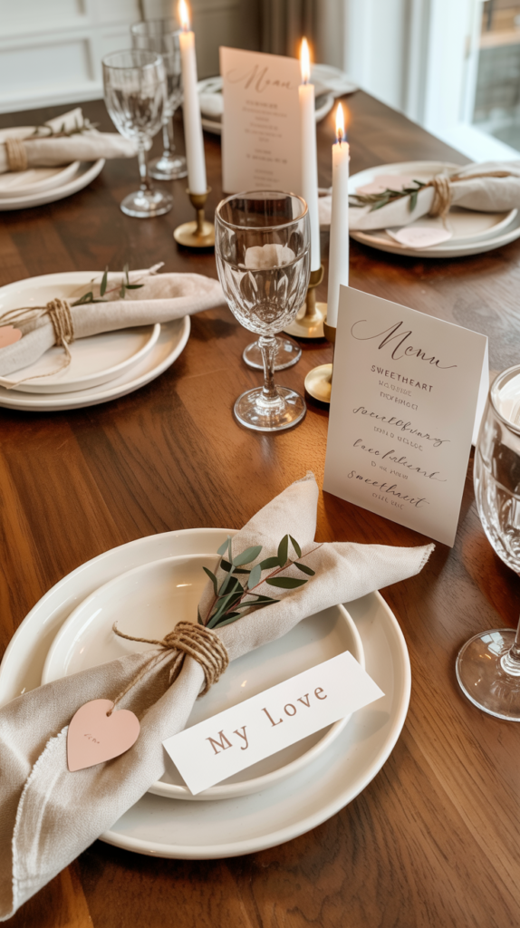 Simple Valentine’s Day table decor styled for an everyday home.